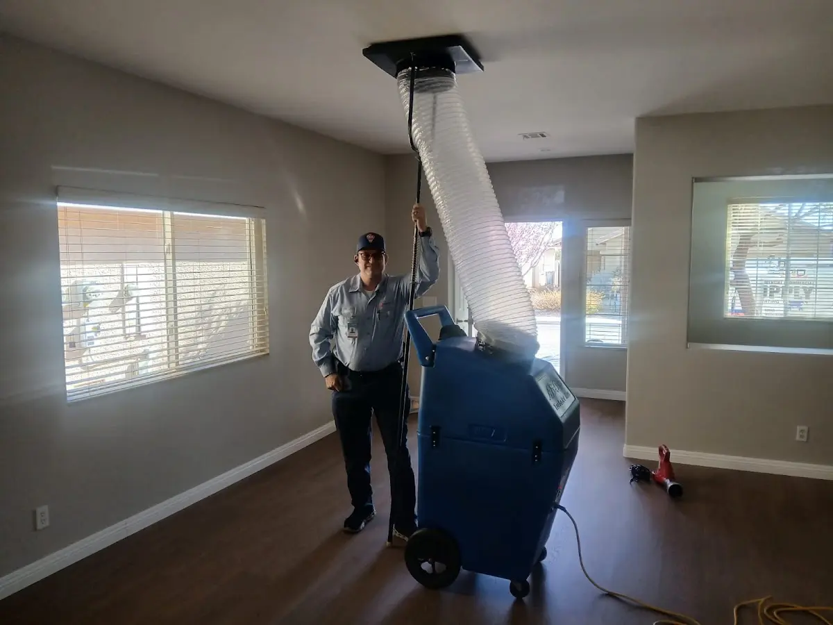 Professional Dryer Vent Cleaning work inside a Buckeye home